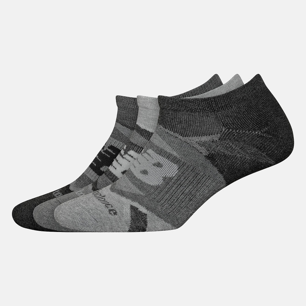 Performance Cushion No Show Socks 3 Pack-Women|Men | New Balance