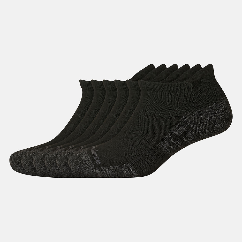 Performance Cushion Low Cut Tab Socks 6 Pack-Women|Men | New Balance