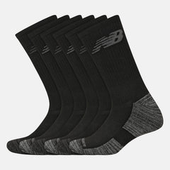Performance Cushion Crew Socks 6 Pack-Women|Men | New Balance