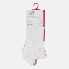 Flat Knit Lowcut Tab Socks 3 Pack-Women|Men | New Balance