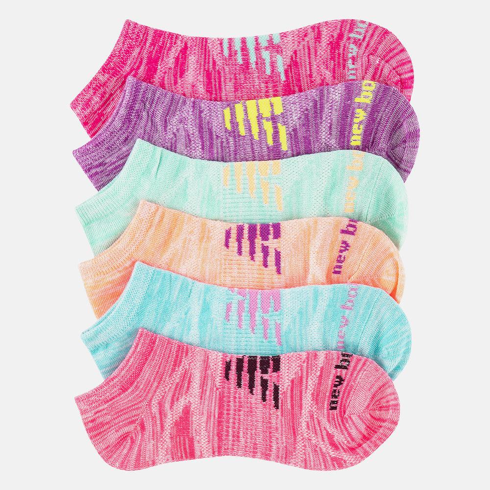 Lightweight No Show Socks 6 Pack-Women|Men | New Balance
