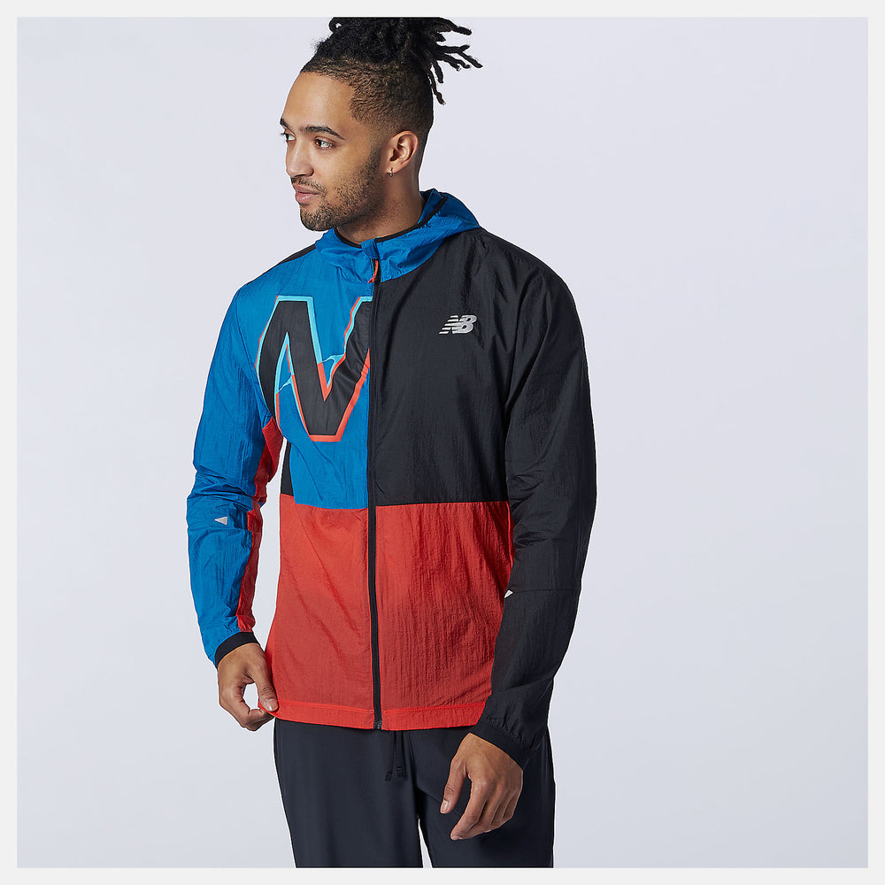 Printed Impact Run Light Pack Jacket-Men | New Balance
