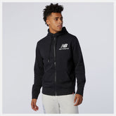 NB Essentials Stacked Full Zip Hoodie-Men | New Balance