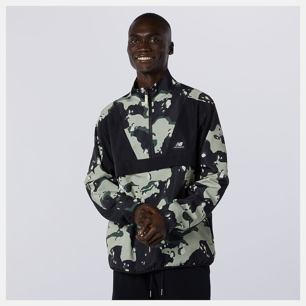 NB Essentials Camo Anorak-Men | New Balance
