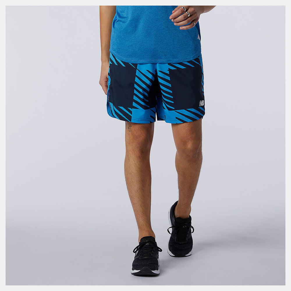 Printed Fast Flight 2 in 1 7 inch Short-Men | New Balance