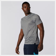 Printed Impact Run Short Sleeve-Men | New Balance