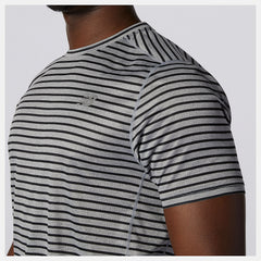 Printed Impact Run Short Sleeve-Men | New Balance