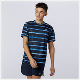 Printed Impact Run Short Sleeve-Men | New Balance