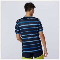 Printed Impact Run Short Sleeve-Men | New Balance