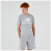Essentials Stacked Logo Tee-Men | New Balance