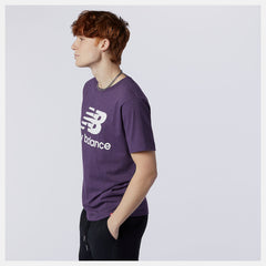 Essentials Stacked Logo Tee-Men | New Balance