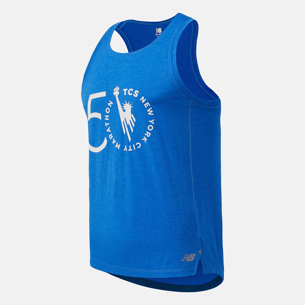 NYC Marathon Impact Run Singlet-Men | New Balance