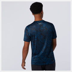 NYC Marathon Printed Impact Run Short Sleeve-Men | New Balance