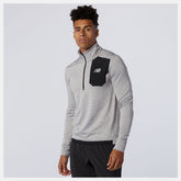 NB Heat Grid Half Zip-Men | New Balance