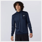 NB Heat Grid Half Zip-Men | New Balance
