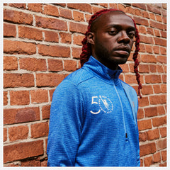 NYC Marathon Impact Run Grid Back Half Zip-Men | New Balance