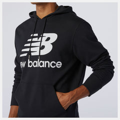 NB Essentials Stacked Logo Po Hoodie-Men | New Balance
