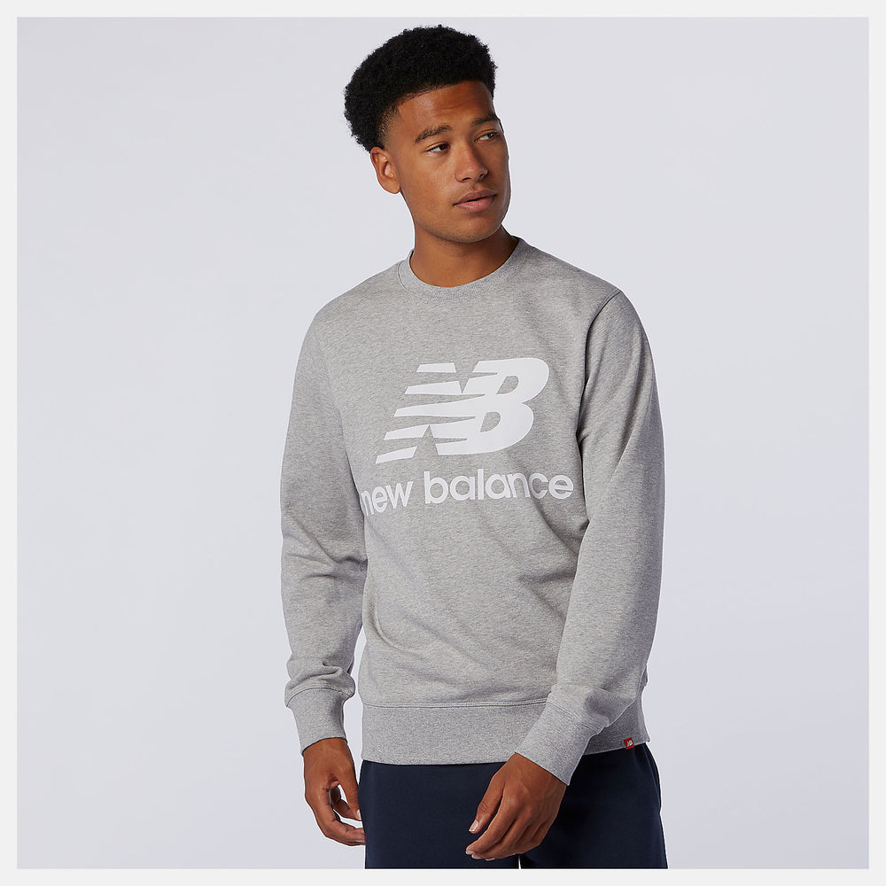 NB Essentials Stacked Logo Crew-Men | New Balance