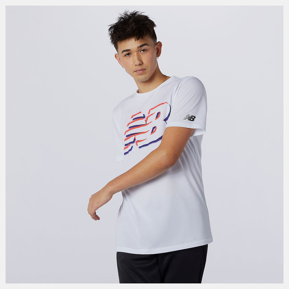 Graphic Heathertech Tee-Men | New Balance