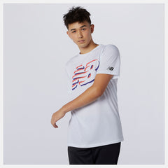 Graphic Heathertech Tee-Men | New Balance