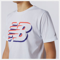 Graphic Heathertech Tee-Men | New Balance