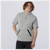 Fortitech Fleece Short Sleeve Hoodie-Men | New Balance
