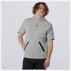 Fortitech Fleece Short Sleeve Hoodie-Men | New Balance