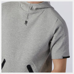 Fortitech Fleece Short Sleeve Hoodie-Men | New Balance