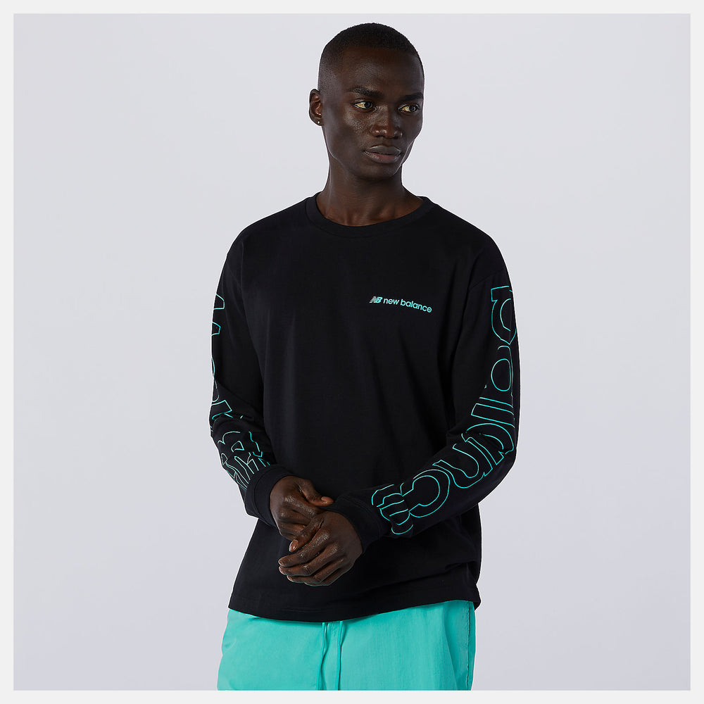 NB Sport Style Optiks Longsleeve Tee-Men | New Balance