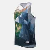 TCS New York City Marathon Printed Singlet-Men | New Balance