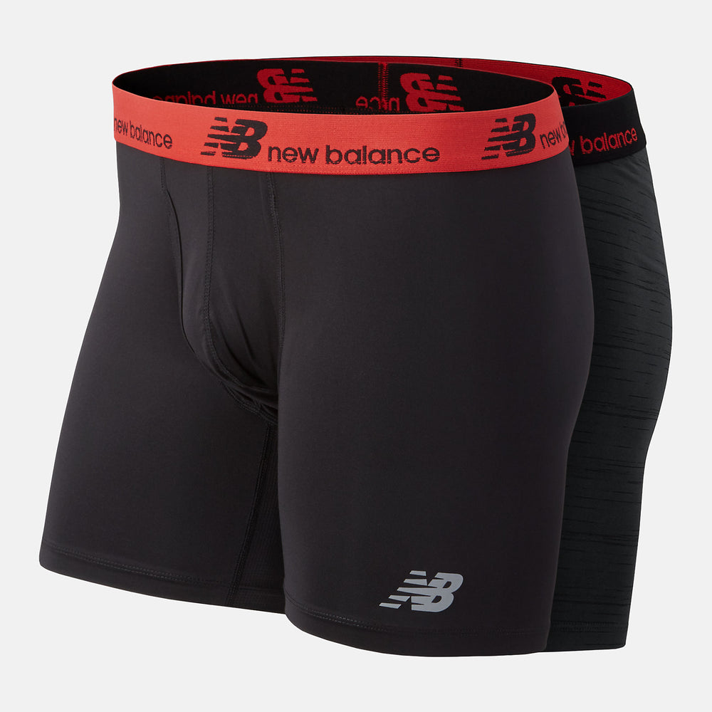 NB Dry 6 Inch Boxer Brief 2 Pack-Men | New Balance