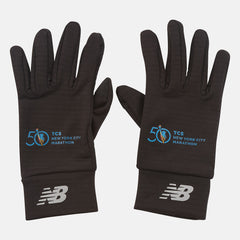 Marathon Heavyweight Grid Fleece Gloves-Women|Men | New Balance