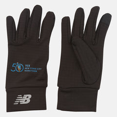 Marathon Heavyweight Grid Fleece Gloves-Women|Men | New Balance
