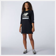 NB Essentials Field Day Crew Fleece Dress-Women | New Balance