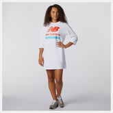 NB Essentials Field Day Crew Fleece Dress-Women | New Balance
