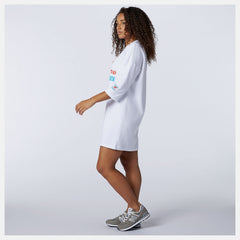 NB Essentials Field Day Crew Fleece Dress-Women | New Balance