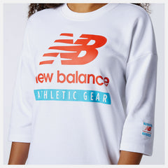 NB Essentials Field Day Crew Fleece Dress-Women | New Balance