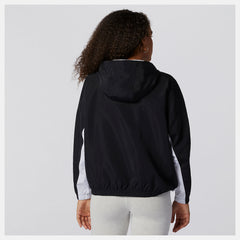 NB Essentials Windbreaker Anorak Jacket-Women | New Balance