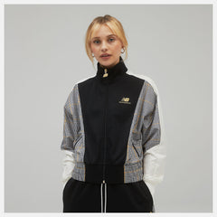 NB Athletics Higher Learning Stripe Track Jacket-Women | New Balance