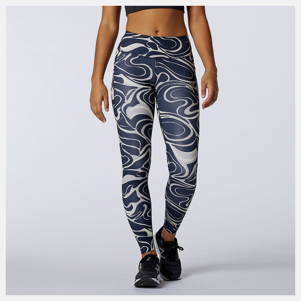Printed Impact Run Tight-Women | New Balance