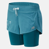 Printed Impact Run 2 In 1 Short-Women | New Balance