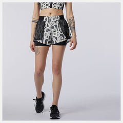 Relentless 2 In 1 Short Printed-Women | New Balance