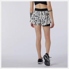 Relentless 2 In 1 Short Printed-Women | New Balance