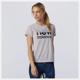 Printed Impact Run Short Sleeve-Women | New Balance