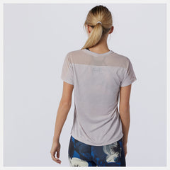 Printed Impact Run Short Sleeve-Women | New Balance