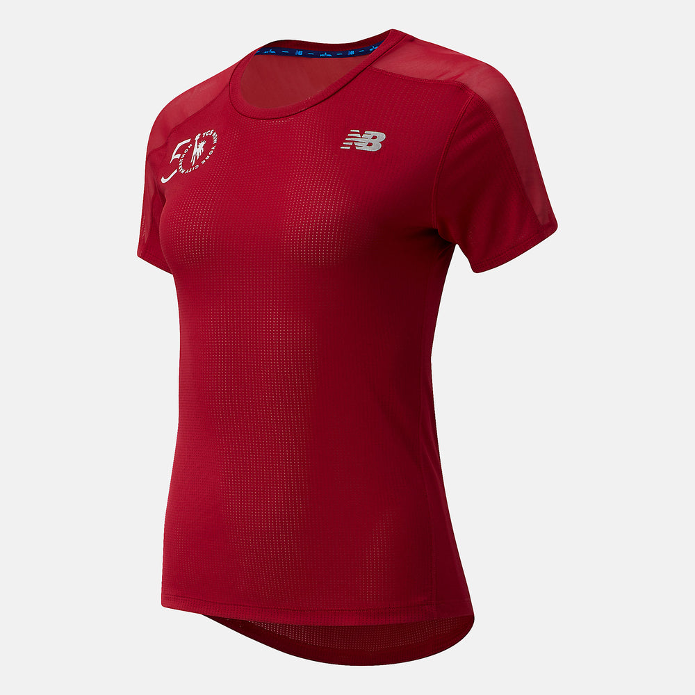 NYC Marathon Impact Run Short Sleeve-Women | New Balance