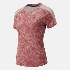 NYC Marathon Printed Impact Run Short Sleeve-Women | New Balance