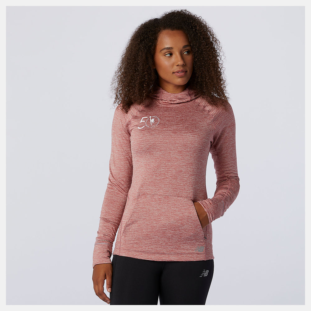 NYC Marathon NB Heat Grid Hoodie-Women | New Balance