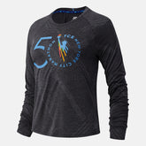 NYC Marathon Q Speed Fuel Jacquard Long Sleeve-Women | New Balance