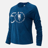 NYC Marathon Q Speed Fuel Jacquard Long Sleeve-Women | New Balance